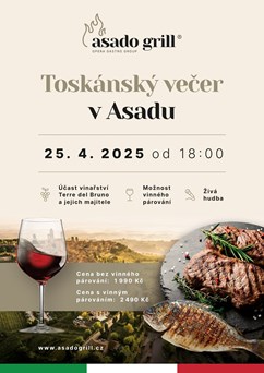 Toskánský večer v Asadu