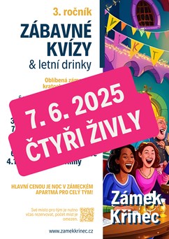 Zábavný kvíz na zámku Křinec | 4 živly