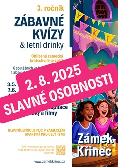Zábavný kvíz na zámku Křinec | Slavné osobnosti