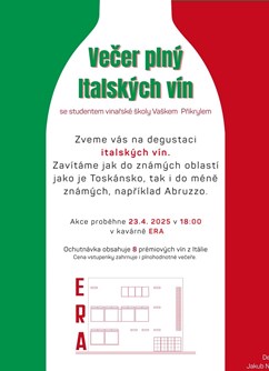 Večer plný italských vín