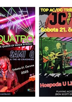 Suzi Quatro tribute, AC/DC tribute, Local Hereos (UK)
