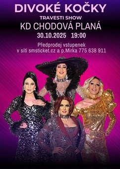 Travesti show Divoké kočky v Chodové Plané