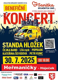 Sanitka splněných snů - benefiční koncert