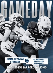 ISMM OSTRAVA STEELERS - ST. NICOLAUS BRATISLAVA MONARCHS