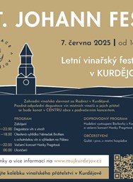 St. Johann Fest - Zahradní vinařská slavnost za Radnicí v Kurdějově