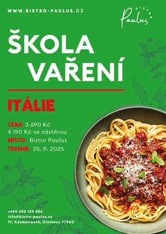 Škola vaření s Romanem Paulusem - Itálie