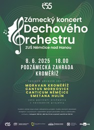 Zámecký koncert Dechového orchestru ZUŠ Němčice nad Hanou