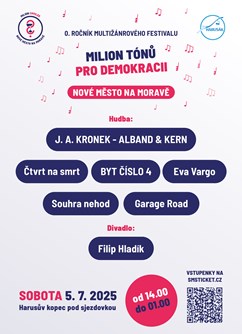 Festival Milion tónů pro demokracii Nové Město na Moravě