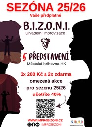 B.I.Z.O.N.I. - sezónní předplatné 2025/26
