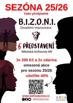 B.I.Z.O.N.I. - sezónní předplatné 2025/26