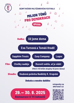 Festival Milion tónů pro demokracii v Opavě