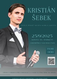 Kristián Šebek zpívá písně nejen Karla Gotta 