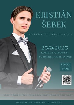 Kristián Šebek zpívá písně nejen Karla Gotta 