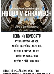 Koncerty na Bílé Hoře - Hudba v chrámech 
