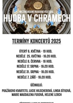 Koncerty na Bílé Hoře - Hudba v chrámech 