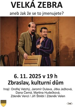 VELKÁ ZEBRA aneb Jak že se to jmenujete?