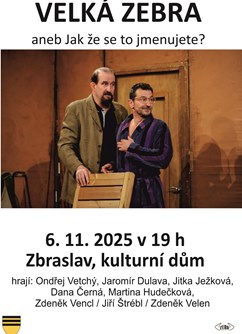VELKÁ ZEBRA aneb Jak že se to jmenujete?