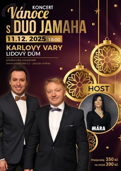 Vánoční koncert Duo Jamaha & host Mára v Karlových Varech