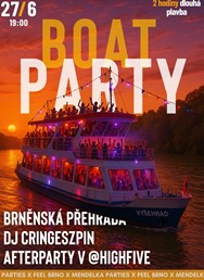 Boat party x Brněnská přehrada 