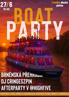 Boat party x Brněnská přehrada 