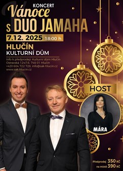 Koncert Vánoce s Duo Jamha