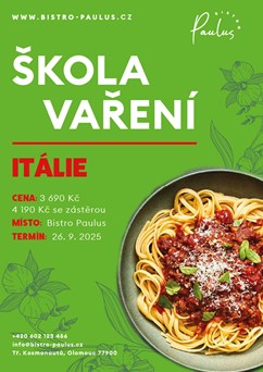 Škola vaření s Romanem Paulusem - Itálie