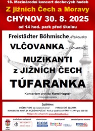 Mezinárodní koncert dechových hudeb Z jižních Čech a Moravy