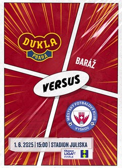 FK Dukla Praha - MFK Vyškov