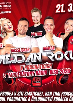 Mejdan roku v Prachaticích s moderátory Rádia Kiss 2026