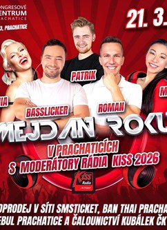 Mejdan roku v Prachaticích s moderátory Rádia Kiss 2026