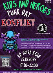 Kids and heroes punk day