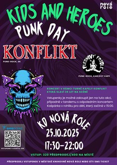 Kids and heroes punk day