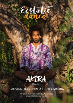 ROZLUČKOVÝ ECSTATIC DANCE PRAGUE NA LODI - DJ Akira (Itálie)