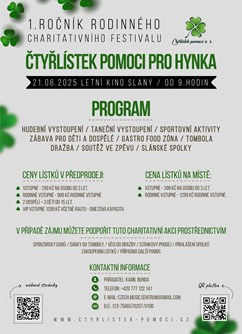 Čtyřlístek pomoci pro Hynka 2025
