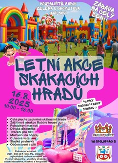 Letní akce skákacích hradů