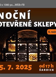 Noční otevřené sklepy v Šardicích