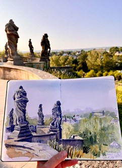 Vernisáž workshopu URBAN SKETCHING s Jitkou Nejedlou