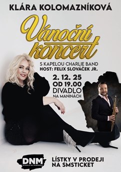 Vánoční koncert Kláry Kolomazníkové s kapelou Charlie Band 