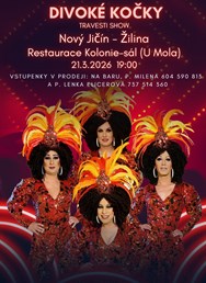 Travesti show Divoké kočky v Novém Jičíně