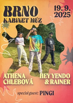 Hey Yendo & Rainer + Athena Chlebová - Double křest + Pingi