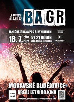 Taneční zábava s kapelou BAGR