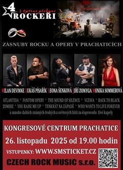 4 ROCKEŘI s operní pěvkyní