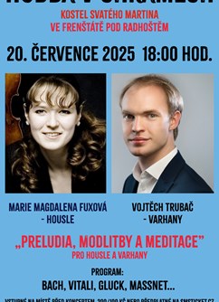 Koncert housle a varhany Marie Magdalena Fuxová-Vojtěch Trubač