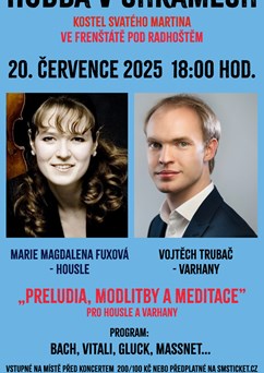 Koncert housle a varhany Marie Magdalena Fuxová-Vojtěch Trubač