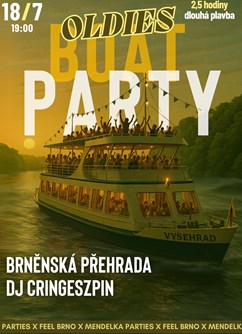 Boat Party vol. 2: Oldies Edition x Brněnská přehrada