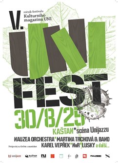 UNIfest 2025: Nauzea Orchestra, M. Trchová band, J.Imlauf aj