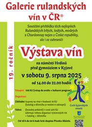 Galerie rulandských vín v ČR - národní výstava vín v Kyjově