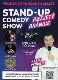 Stand-up Comedy Show ROZJETÝ BRÁNICE v Mostě