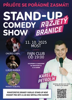 Stand-up Comedy Show ROZJETÝ BRÁNICE v Mostě