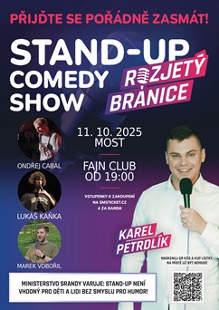 Stand-up Comedy Show ROZJETÝ BRÁNICE v Mostě